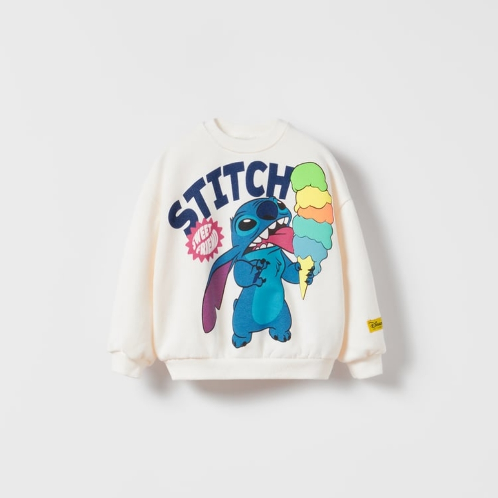 ZARA KIDS RARE LILO & STITCH DISNEY SWEATSHIRT DISNEY 100 YEARS COLLECTION